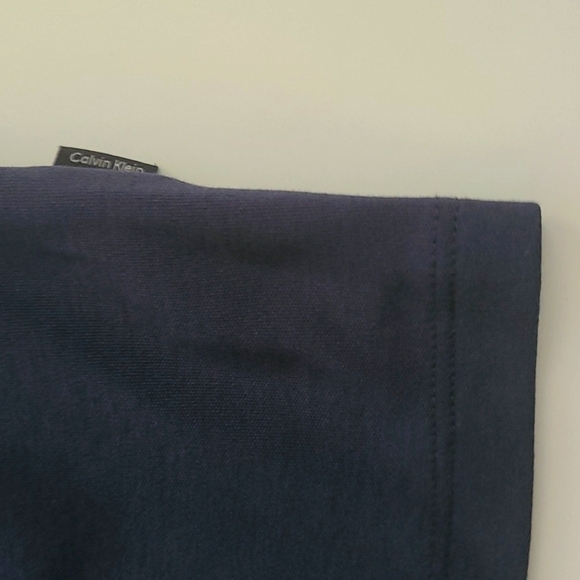 𝅺CALVIN Klein Navy Blue Quarter Zip Pullover Jacket - Picture 3 of 8
